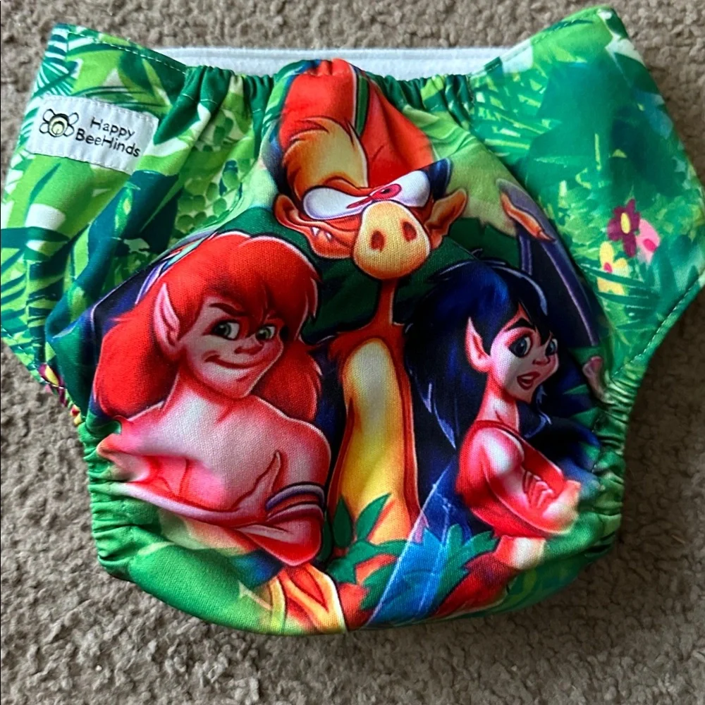 Fern Gully OS Cloth Diaper Cover